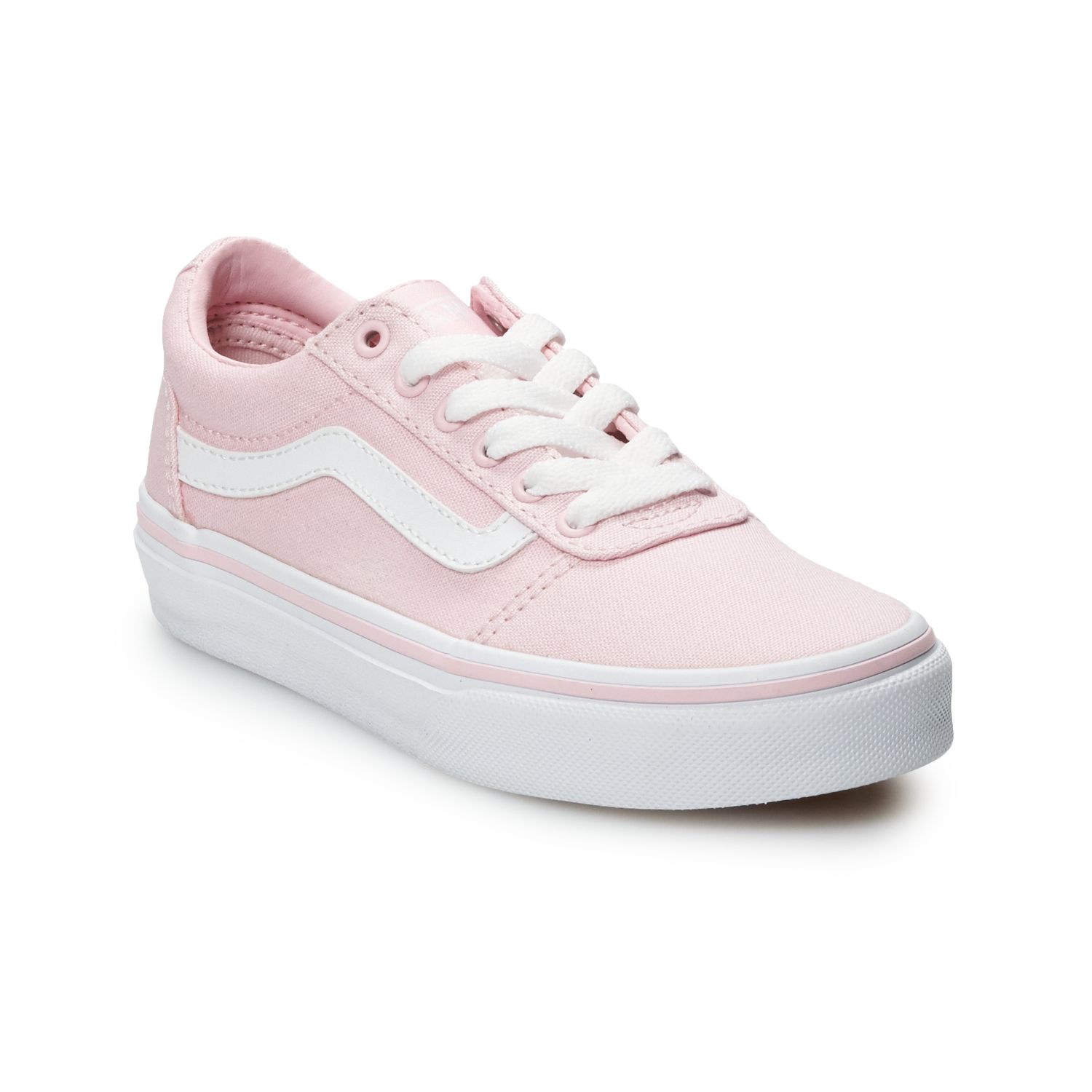 vans baby pink shoes