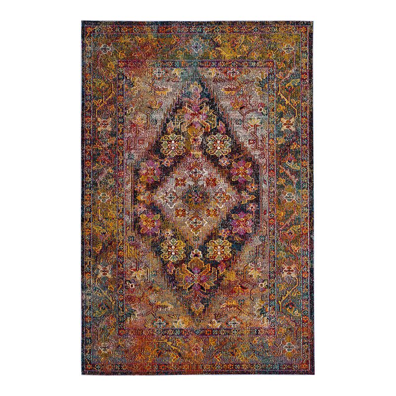 Safavieh Crystal Aubrie Rug, Multicolor, 4X6 Ft