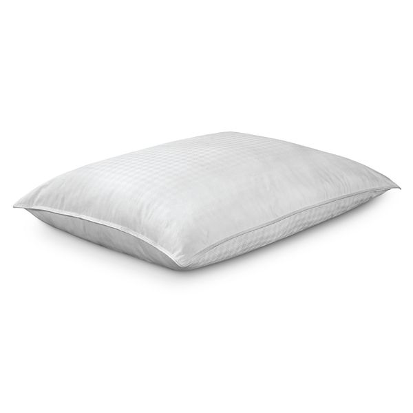 Fabrictech Cooling Memory Fiber Pillow Queen, White