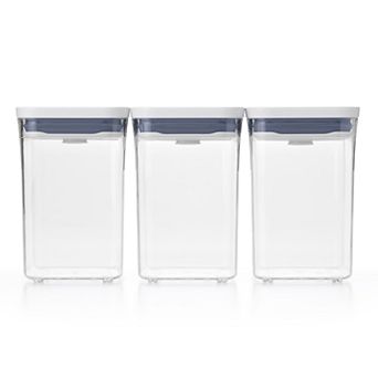 OXO 3 pc Small Square Short POP Container Set