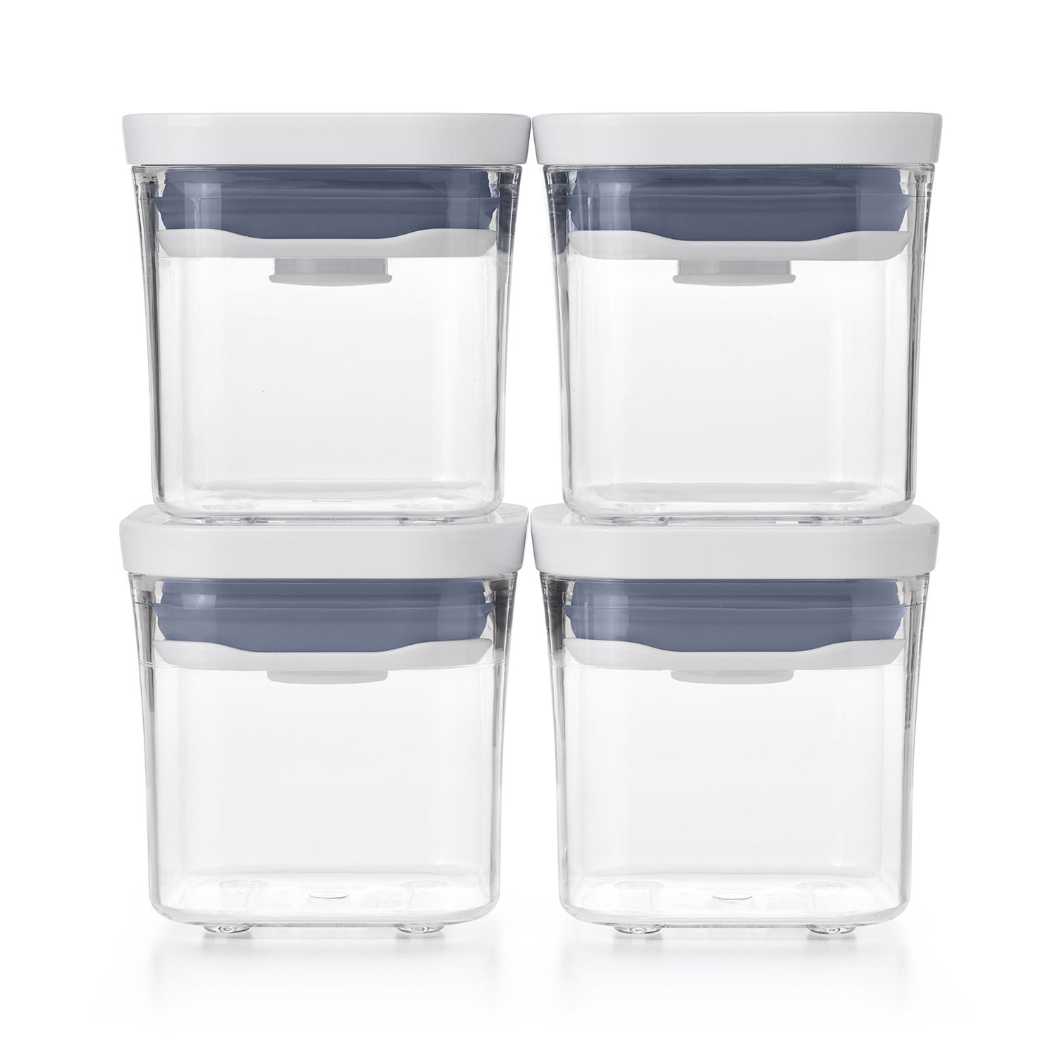 Chef Buddy 10-Piece Glass Food Storage Containers with Snap Lids, Black