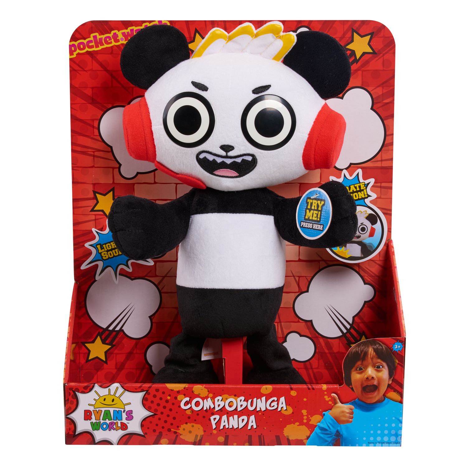 combo panda plush toy