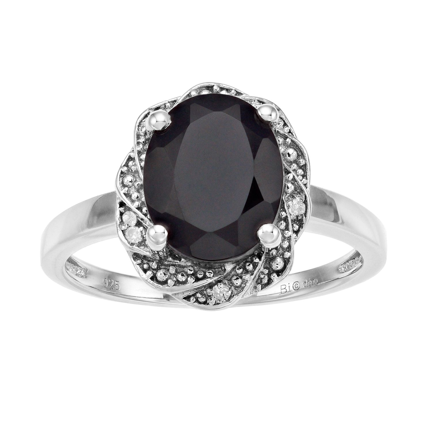 Kohls black hot sale onyx ring