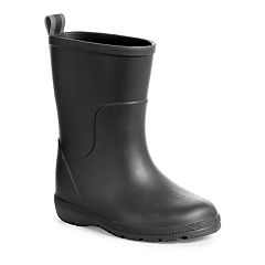 Boys black rain store boots