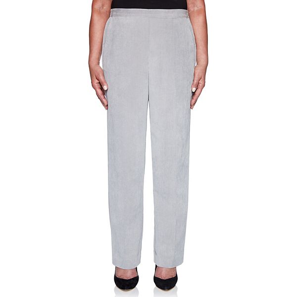 Petite Alfred Dunner Corduroy Pull On Pants