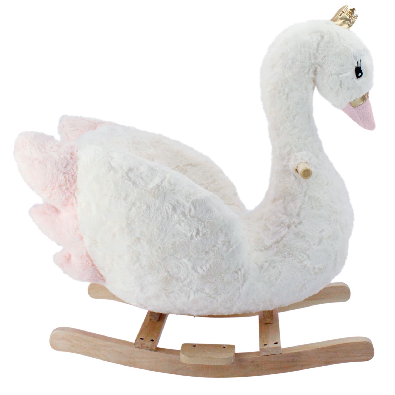 plush swan rocker