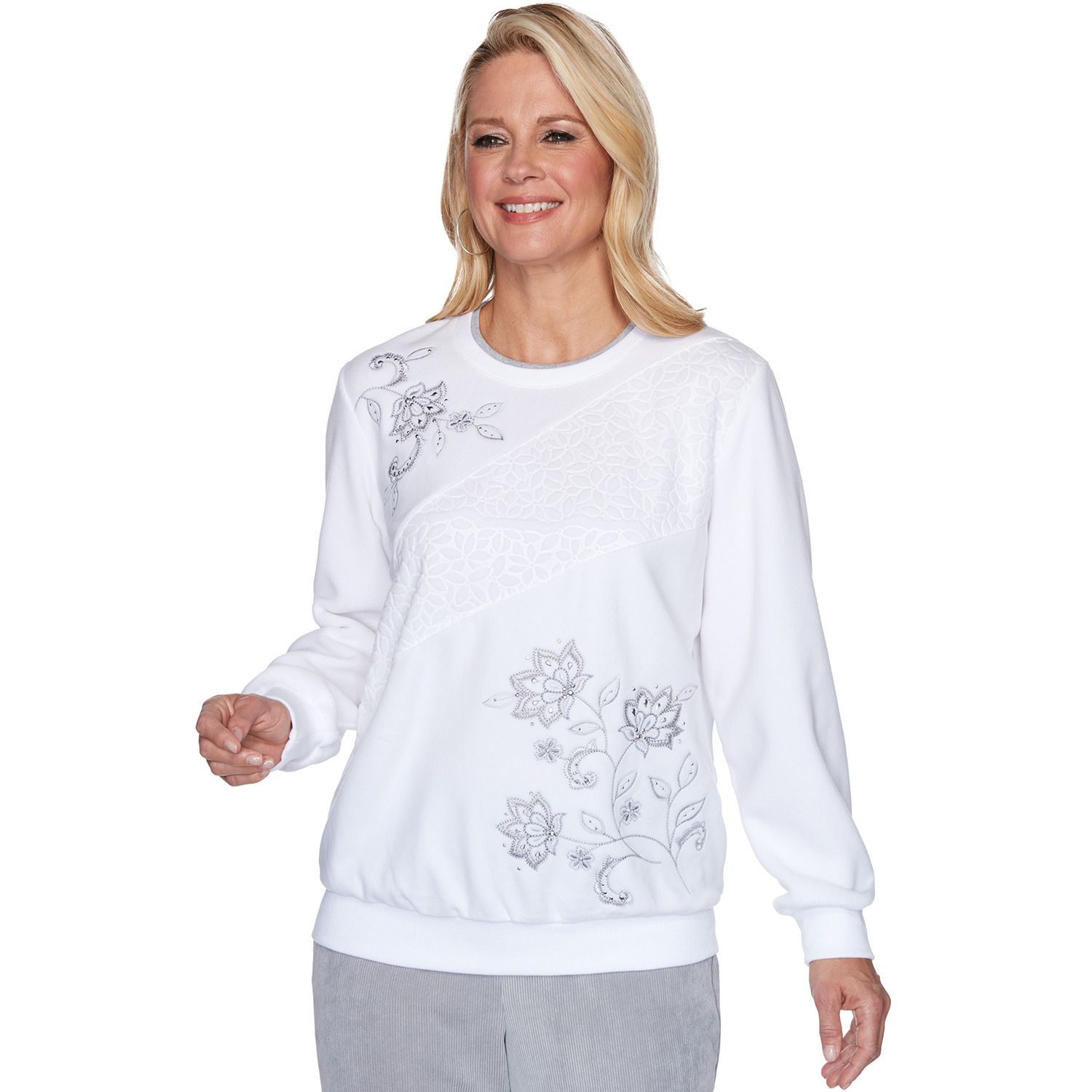 alfred dunner sweatshirts