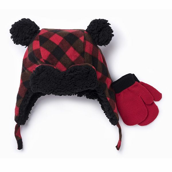 Boys Plaid Trapper Hat - Harvest