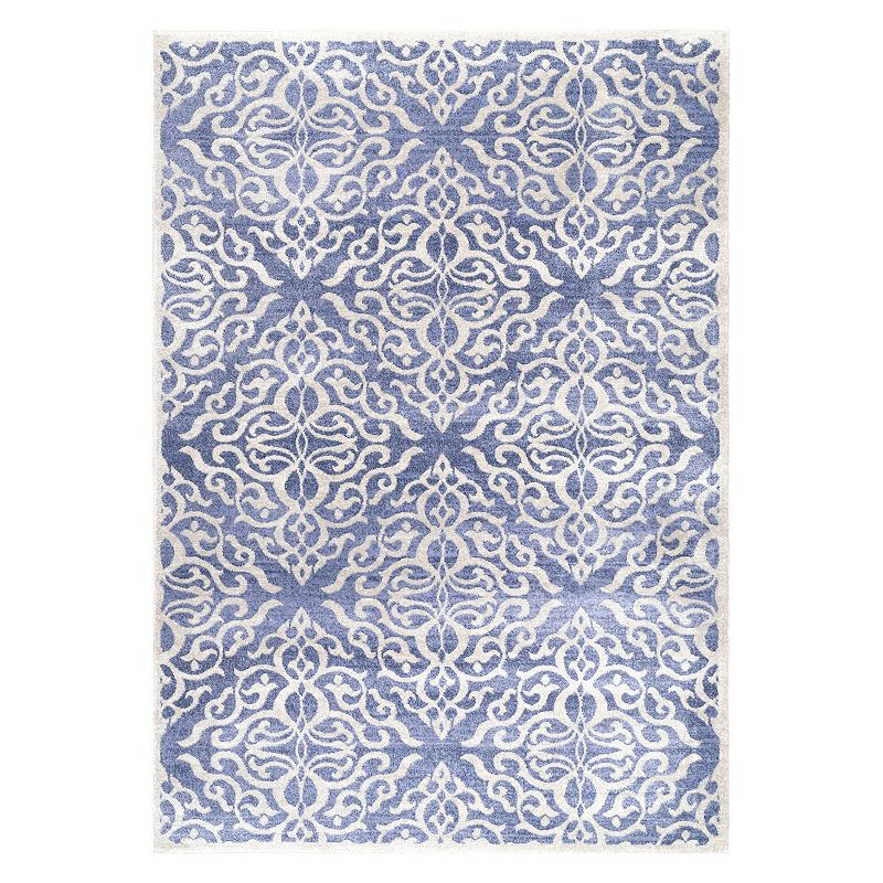 nuLOOM Vintage Jaime Trellis Rug, Blue, 6.5X9 Ft