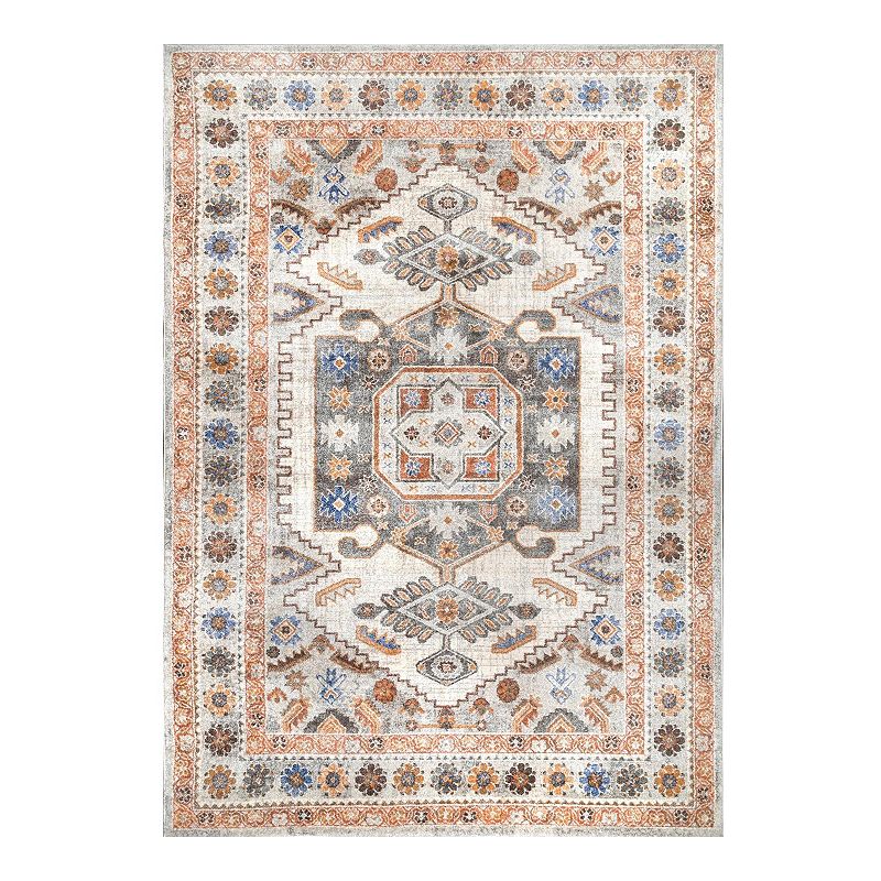 nuLOOM Vintage Wendy Tribal Rug, Orange, 8X10 Ft