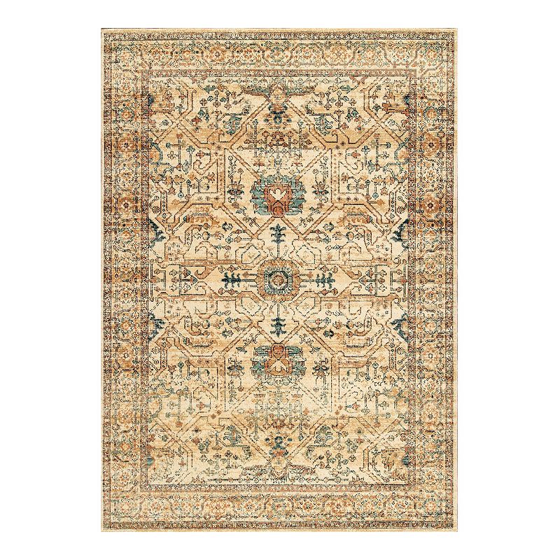 nuLOOM Transitional Persian Jenni Rug, Brown, 5X7.5 Ft