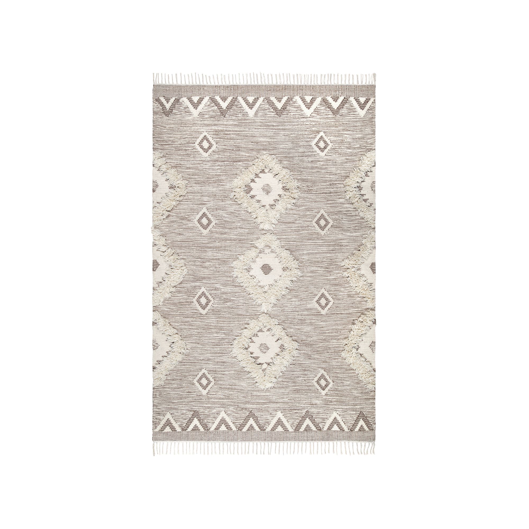 nuLOOM Savannah Moroccan Fringe Wool Rug, Beige