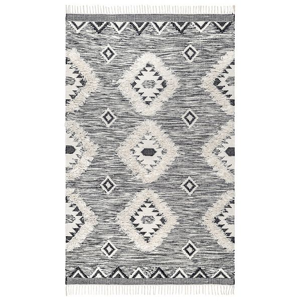 nuLOOM Savannah Moroccan Fringe Wool Rug