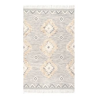nuLOOM Savannah Moroccan Fringe Wool Rug