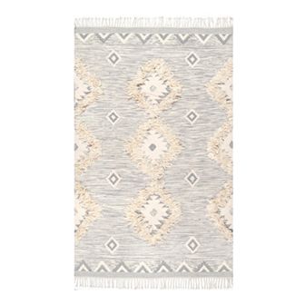 nuLOOM Savannah Moroccan Fringe Wool Rug