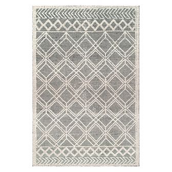 nuLOOM Contemporary Trellis Natti Wool Blend Rug