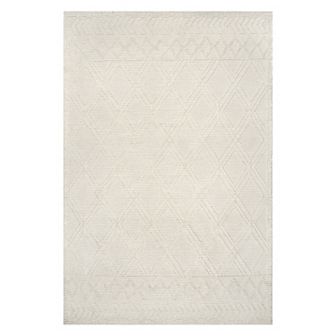 nuLOOM Contemporary Trellis Natti Wool Blend Rug