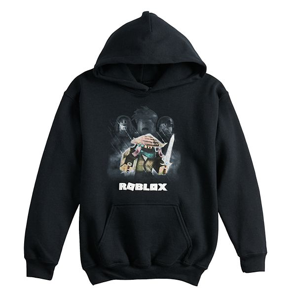 Boys 8 20 Roblox Graphic Hoodie - black and white nike sports wear jumper roblox