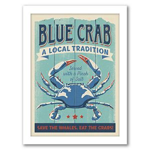 Americanflat Lobster Maine Event Framed Wall Art