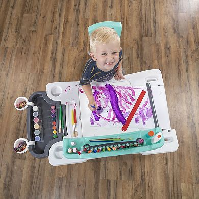 Step 2 Deluxe Creative Projects Kids' Art Desk with Splat Mat