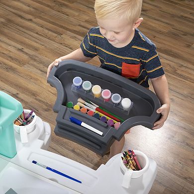 Step 2 Deluxe Creative Projects Kids' Art Desk with Splat Mat