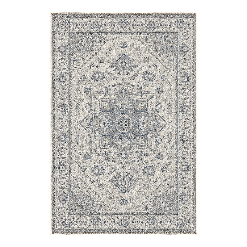 Loomaknoti Larimer Woven Rug, White, 8X10 Ft