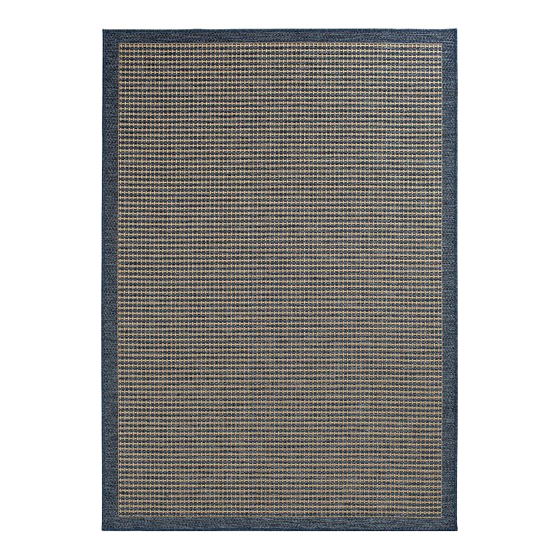 Loomaknoti Avola Indoor/Outdoor Rug, Blue, 8X10 Ft