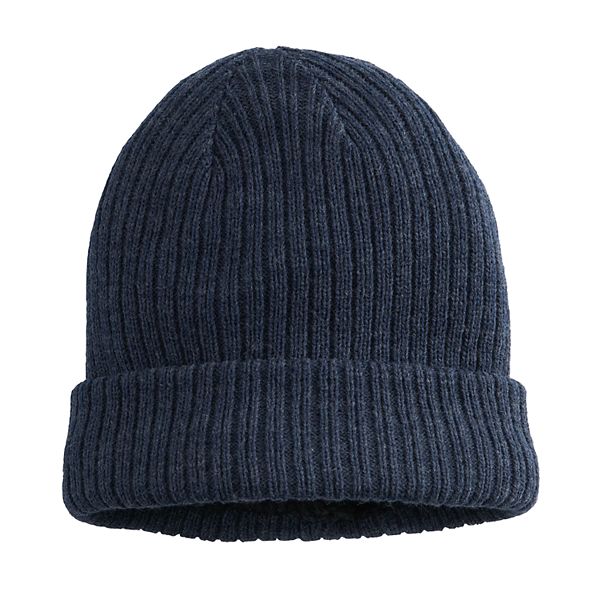 Men's Apt. 9® Textured Sherpa-Lined Cuffed Beanie