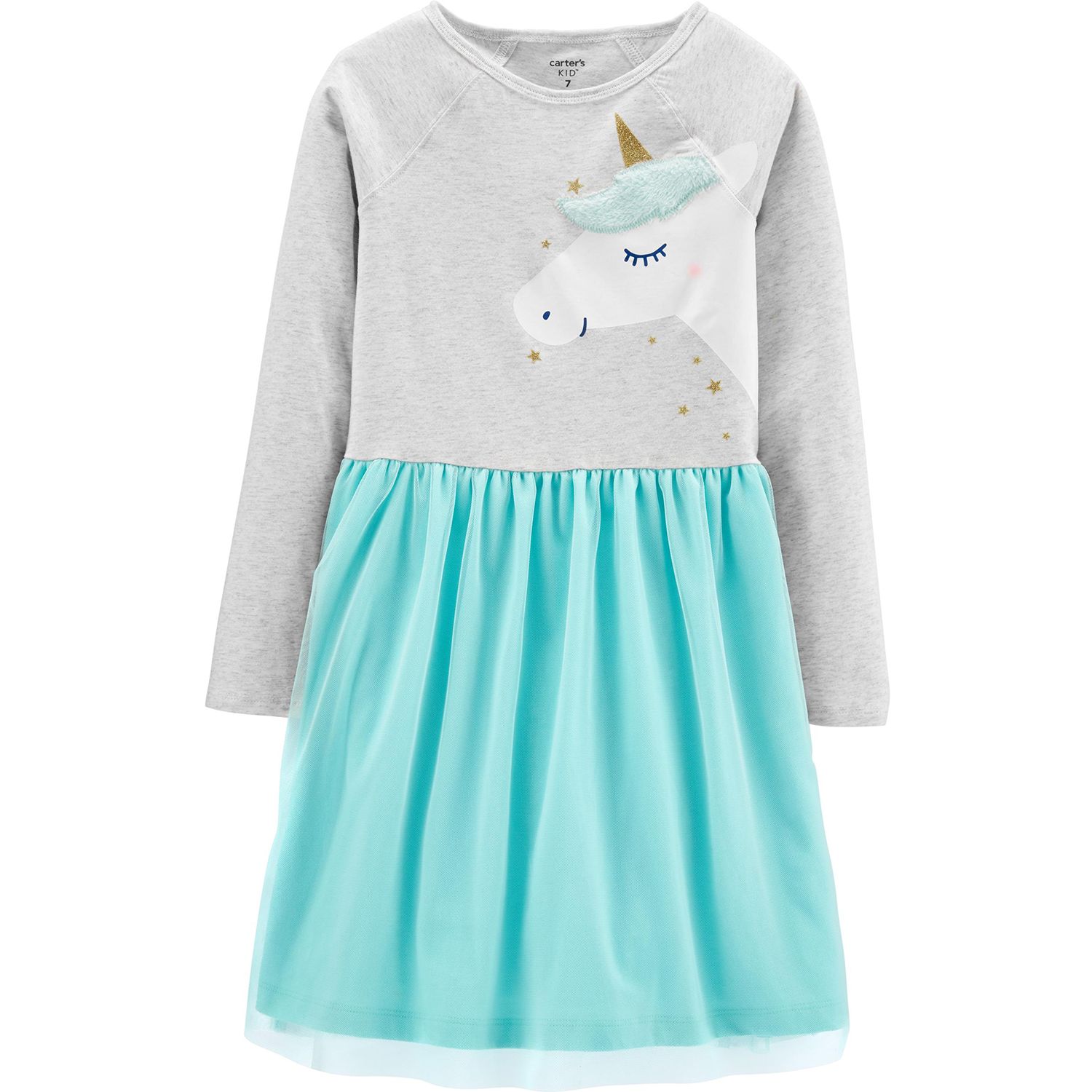 carters tutu jersey dress