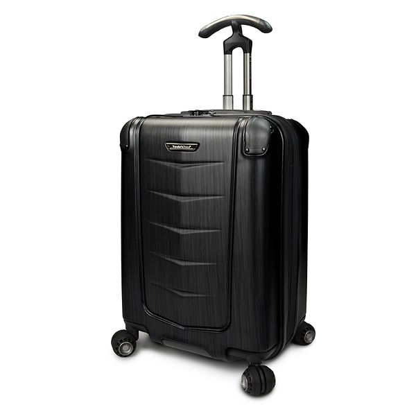 Traveler's Choice Silverwood Spinner Luggage - Brushed Metal (21 CARRYON)