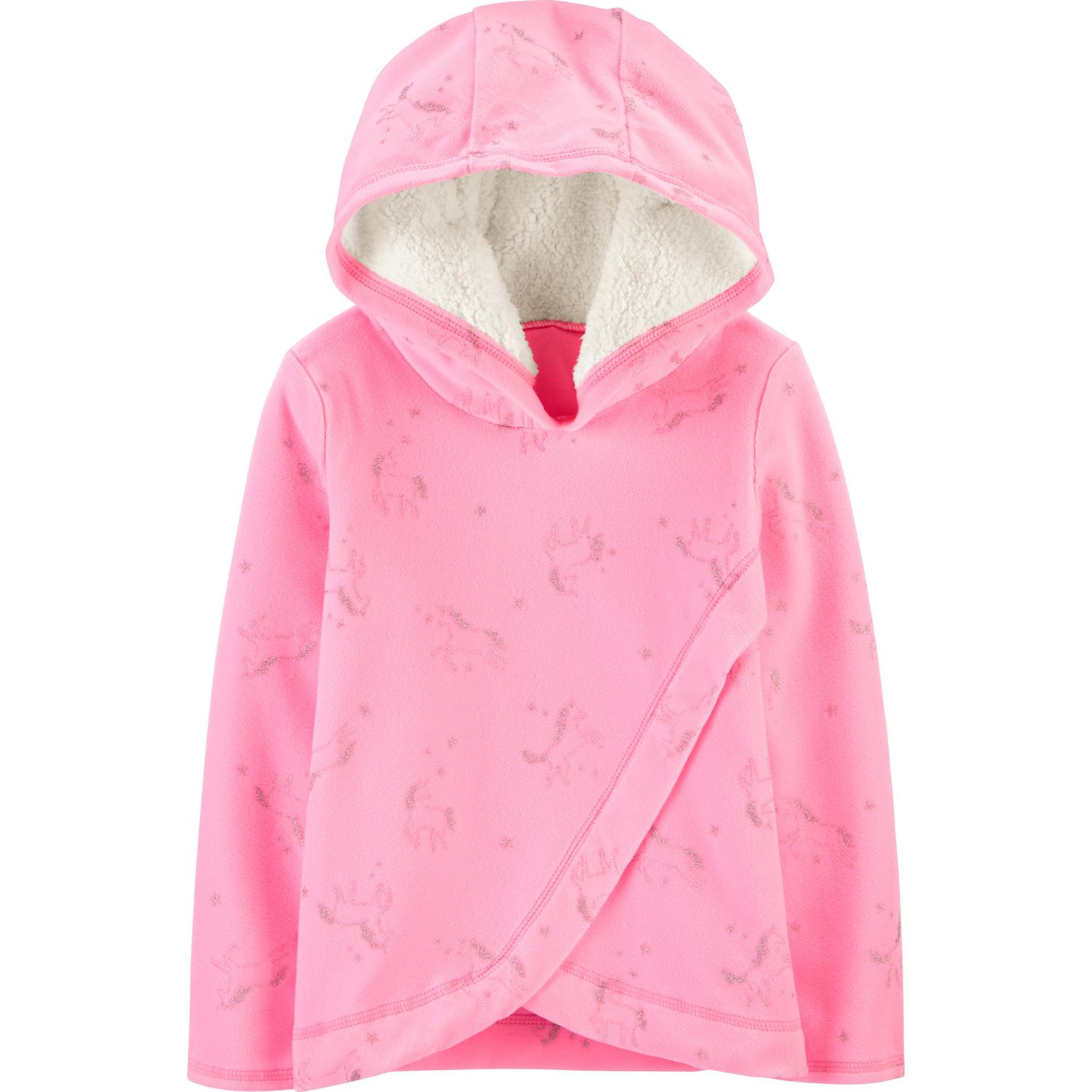 carter's unicorn fleece sweatshirt