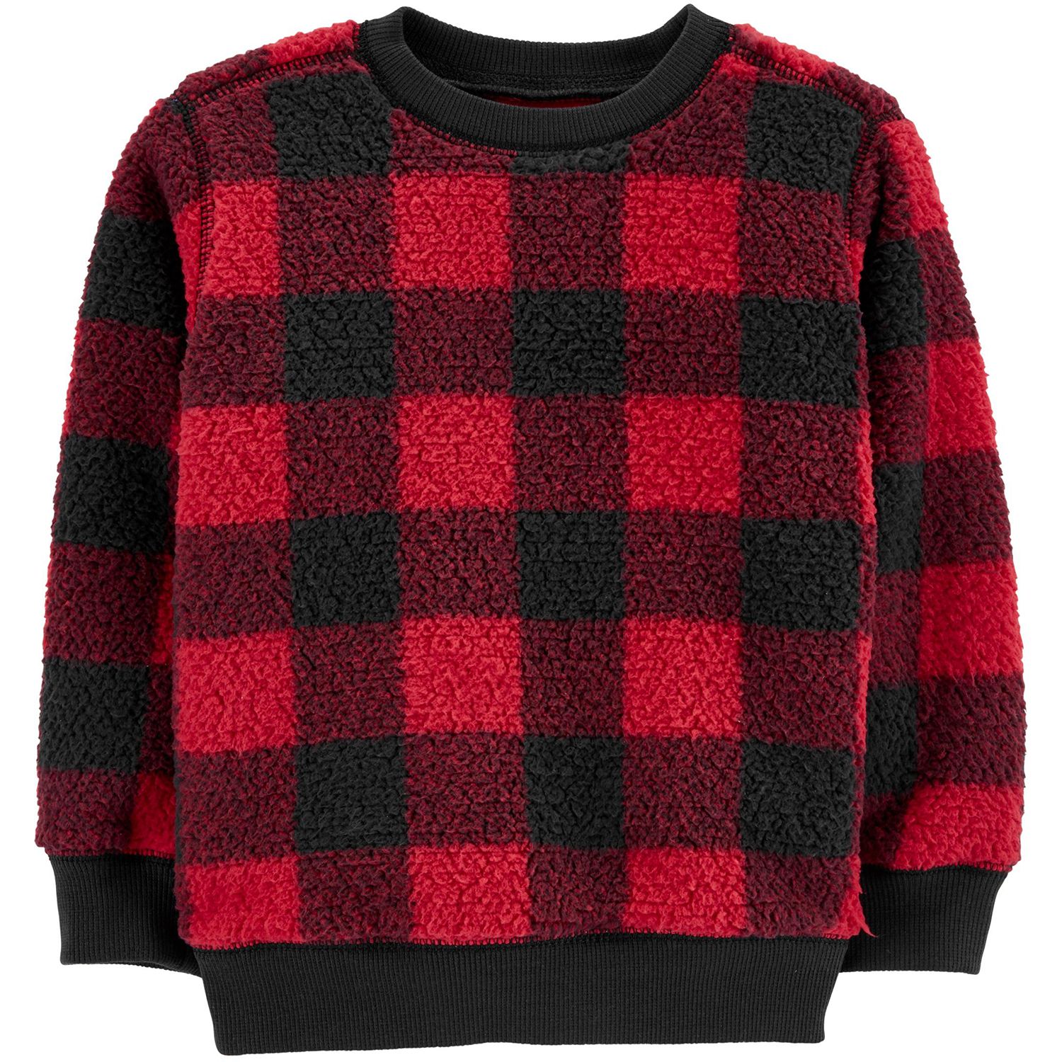 buffalo check sweatshirt