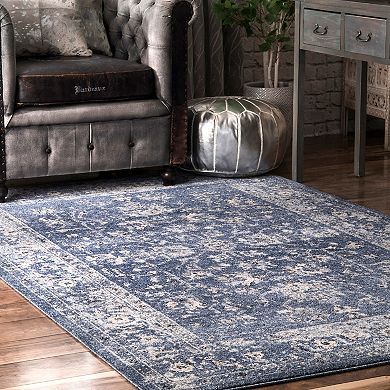 nuLOOM Vintage Floral Emma Rug