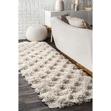 nuLOOM Francene Diamond Trellis Shaggy Rug