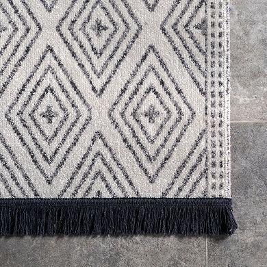 nuLOOM Outdoor Striped Miriam Rug