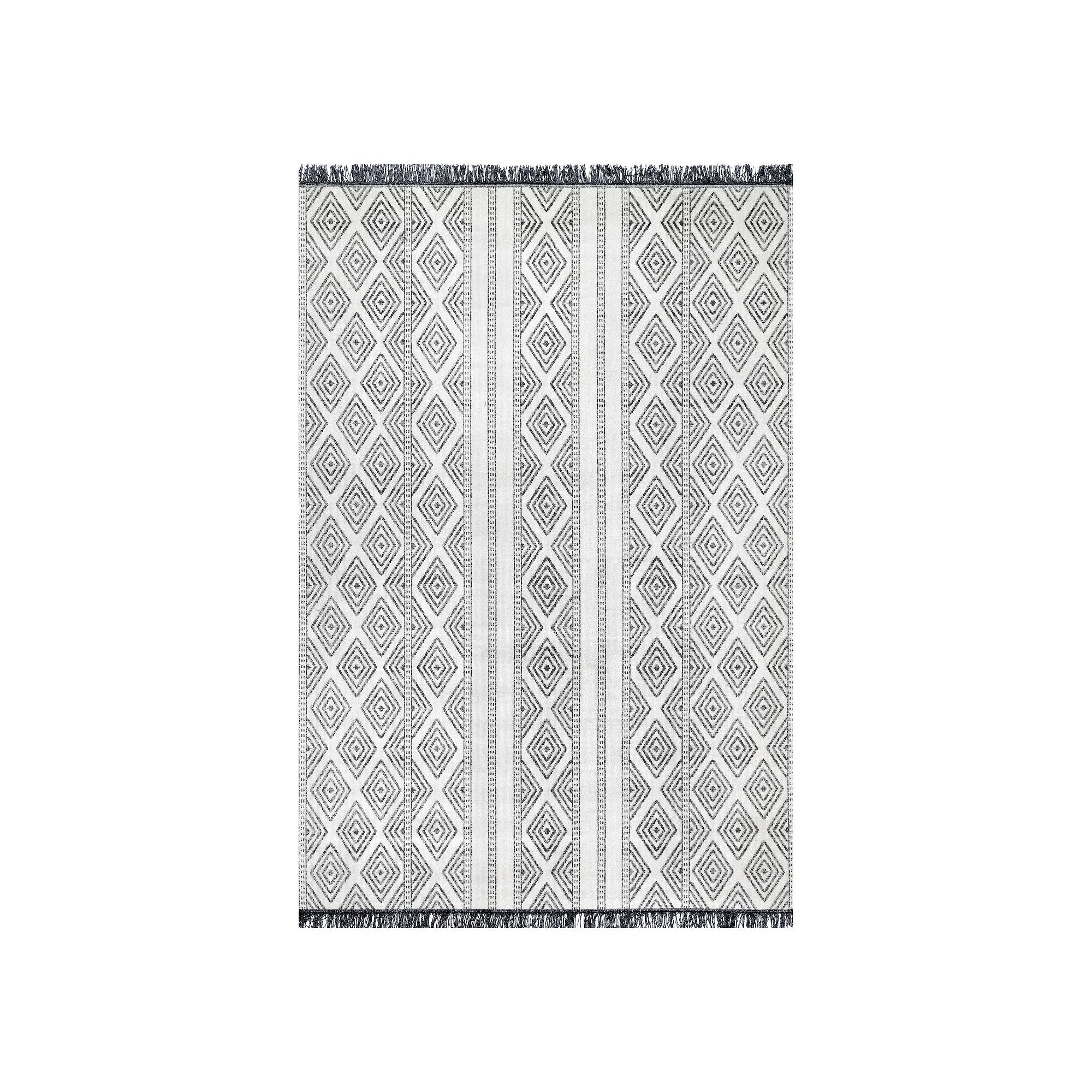 nuLOOM Outdoor Striped Miriam Rug, Gray