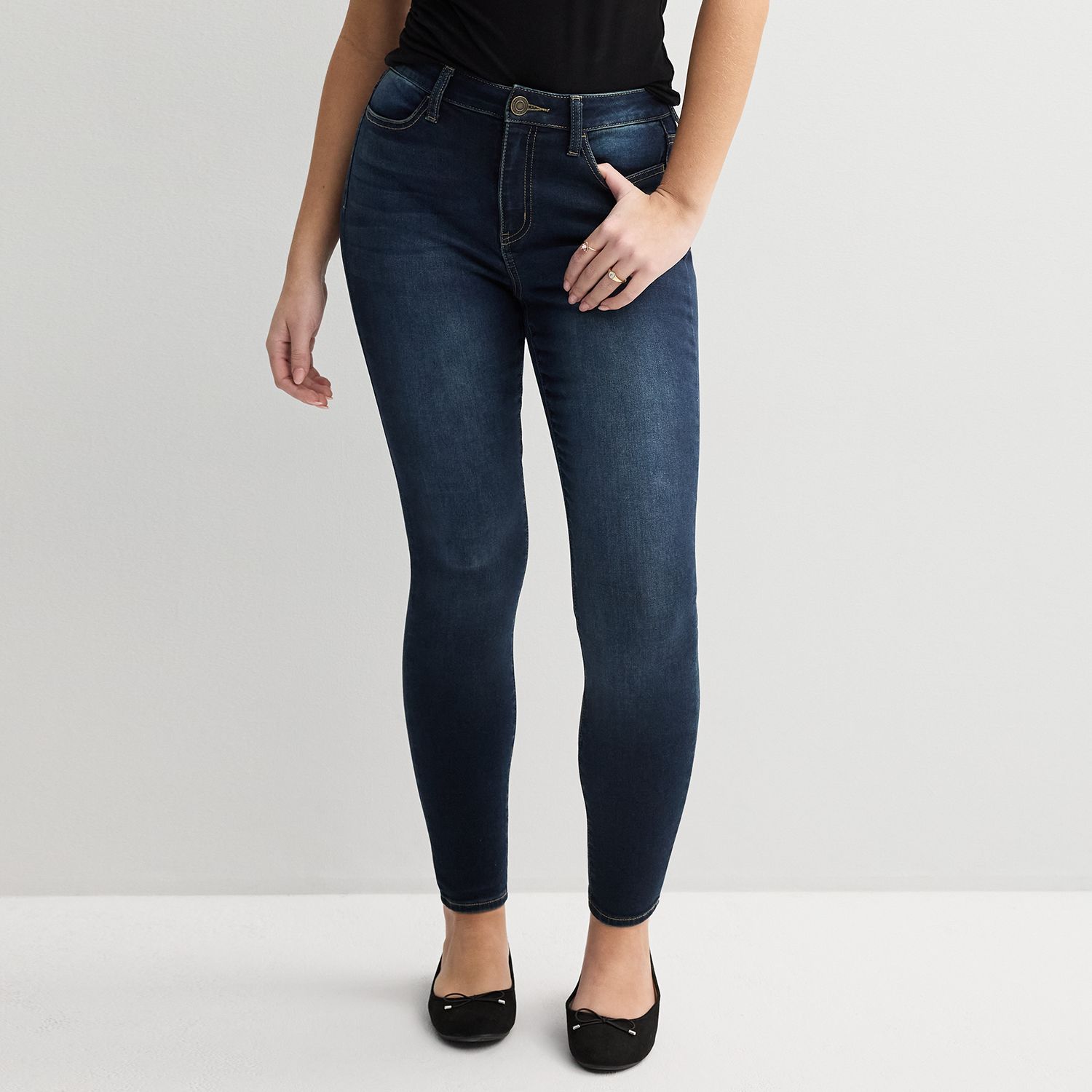 kohls so high rise jeggings