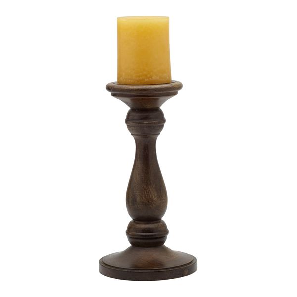 Elements Wood Candle Holder
