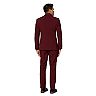 Men's OppoSuits Slim-Fit Blazing Burgundy Suit & Tie Set
