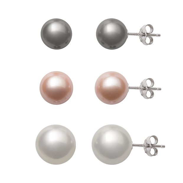 Kohls pearl store stud earrings