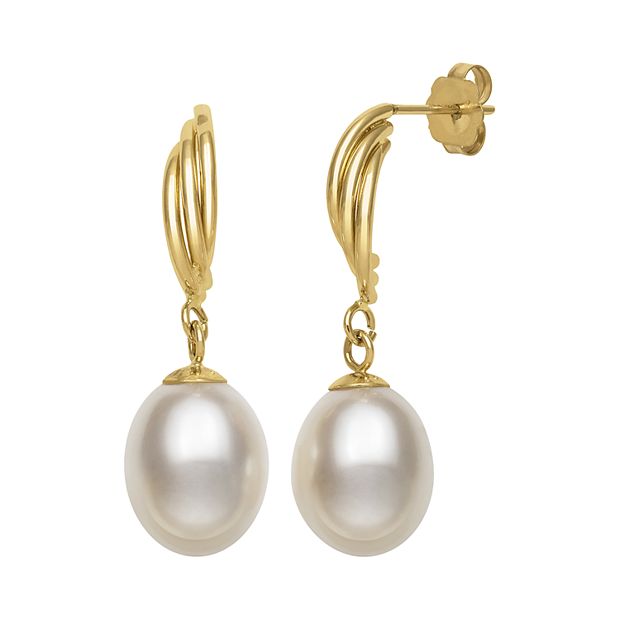 Kohls pearl deals drop earrings