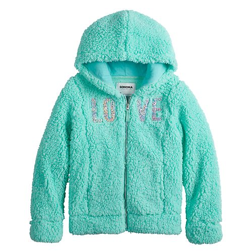 Girls 4-12 SONOMA Goods for Life™ Sherpa Hoodie