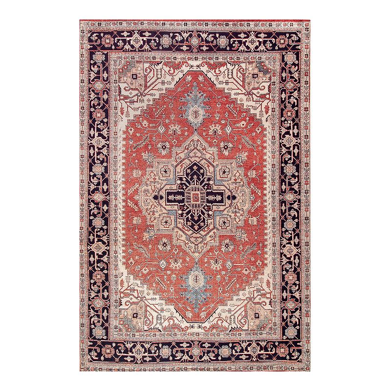 nuLOOM Transitional Johanna Rug, Red, 5X8 Ft