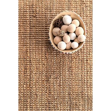 nuLOOM Ashli Solid Jute Rug