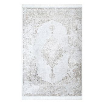 nuLOOM Vintage Medallion Cantrell Fringe Rug