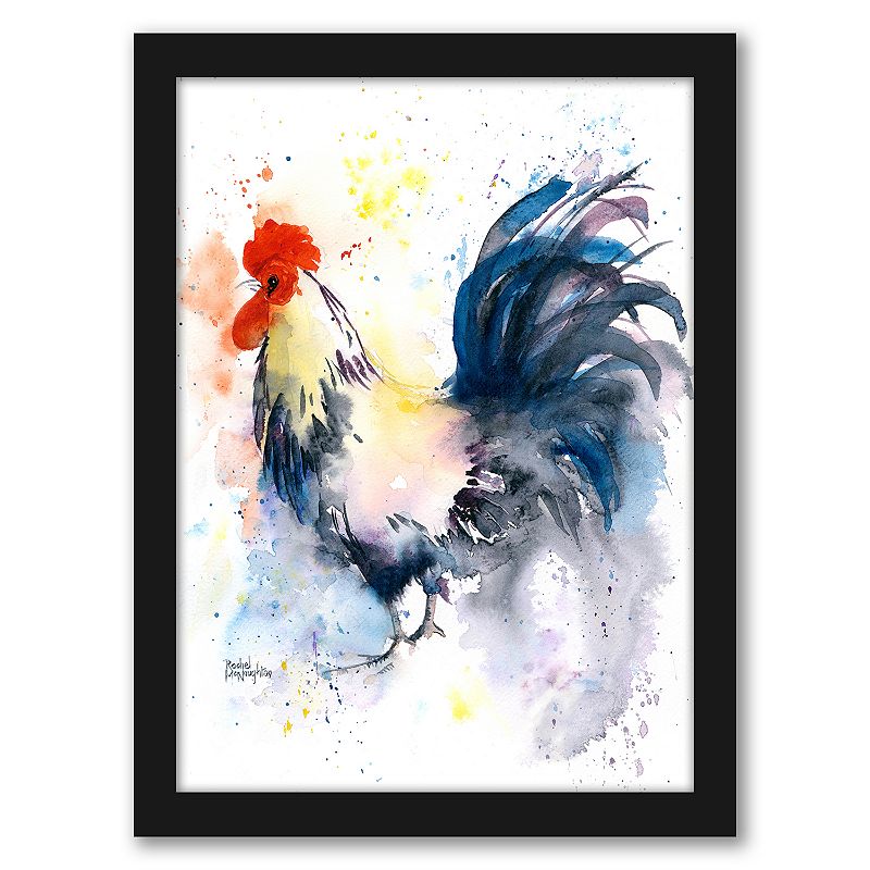 Americanflat Strutting Your Stuff Framed Wall Art, Multicolor, 25X19
