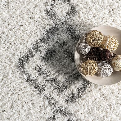 nuLOOM Mackie Moroccan Diamond Tassel Rug