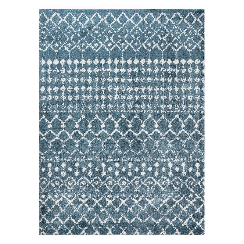 nuLOOM Moroccan Barbara Rug, Blue, 12X15 Ft