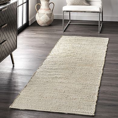 nuLOOM Elfriede Farmhouse Jute Blend Area Rug