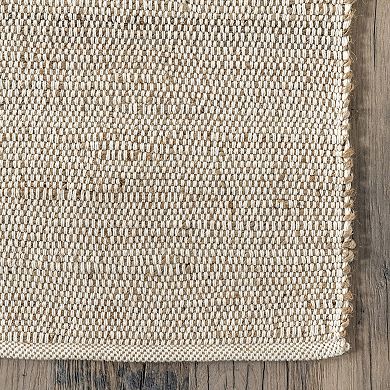 nuLOOM Elfriede Farmhouse Jute Blend Area Rug